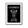 Affiche Prénom Alexandre Univers - Planetee