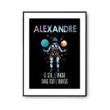 Affiche Prénom Alexandre Univers - Planetee