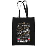 Sac Tote Bag Slovaquie Femme Parfaite - Planetee