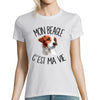 T-shirt femme beagle c'est la vie - Planetee
