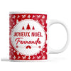 Tasse Noël Fernande Rouge - Planetee