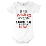 Body bébé La Petite Assistante du Camping Car de Papi - Planetee