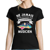 T-shirt femme musiciennne quarantenaire - Planetee