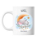 Mug Naël bébé d'amour éléphant - Planetee