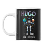 Mug Prénom Hugo Univers - Planetee