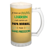 Chope de bière Papa Ligérien Chauvin et Sans Pression - Planetee