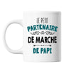 Mug Le Petit Partenaire de Marche de Papi - Planetee