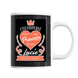 Mug Lucie La Princesse | Tasse Prénom - Planetee