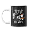 Mug Bouvier Bernois Je travaille dur - Planetee