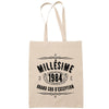 Sac Tote Bag 1984 Cru d'exception beige - Planetee
