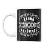 Mug Prénom Laura La Déesse La Légende - Planetee