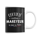 Mug Homme Mareyeur Meilleur de France | Tasse Noire métier - Planetee