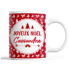 Tasse Noël Cassandre Rouge - Planetee