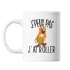 Mug Roller j'peux pas Blanc - Planetee