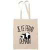 Sac Tote Bag panda je le ferai demain beige - Planetee