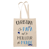 Cadeau Meilleur Papa Fête des Pères Prénom Personnalisable - Planetee