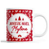 Tasse Noël Mylène Rouge - Planetee