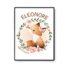 Affiche Eleonore Bébé d'amour Renard - Planetee
