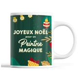 Tasse Noël Peintre homme Vert - Planetee