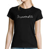 T-shirt Femme Noir - Insortable - Planetee