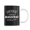 Mug Homme Magistrat Meilleur de France | Tasse Noire métier - Planetee