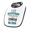 Bavoir bébé garçon Le Petit Assistant de la Console de Papa - Planetee