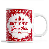 Tasse Noël Dorothée Rouge - Planetee