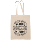 Sac Tote Bag Martine La Déesse beige - Planetee