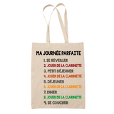 Tote Bag Clarinette Journée Parfaite - Planetee