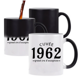 Mug Magique 1962 Tasse Année de naissance anniversaire62 ans - Planetee