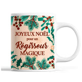 Tasse Noël Régisseur homme Beige - Planetee