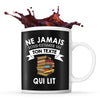 Mug personnalisable lit lire Prénom Métier Age tasse pour Lecteur - Planetee