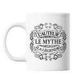 Mug Auteur Le Mythe la Légende blanc - Planetee