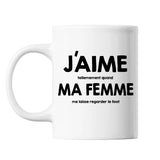 Mug Foot j'aime ma femme - Planetee