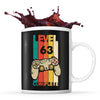Mug 63 ans Level Complete Gamer - Planetee
