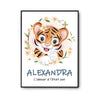 Affiche Alexandra Amour Pur Tigre - Planetee