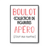 Affiche Collection de Figurines C'est ma Routine - Planetee