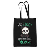 Sac Tote Bag Gérard Pas Touche Panda - Planetee