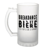 Chope de bière Breakdance et bière - Planetee