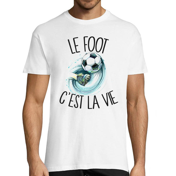 T-shirt homme foot c'est la vie - Planetee