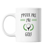 Mug Golf j'peux pas Blanc - Planetee