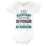 Body bébé Le Petit Assistant du Potager de Marraine - Planetee