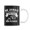 Mug Papa plonge Père Plongeur - Planetee