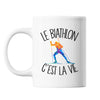 Mug Biathlon c'est la vie Athlète - Planetee