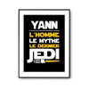 Affiche Yann L'homme le mythe Le dernier - Planetee