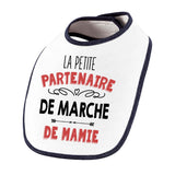 Bavoir bébé fille La Petite Partenaire de Marche de Mamie - Planetee