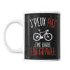 Mug J'peux pas j'me barre en Gravel | Tasse Sport - Planetee
