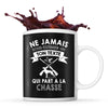 Mug personnalisable chasse Prénom Métier Age tasse pour Chasseur - Planetee