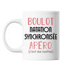 Mug Natation Synchronisée C'est ma Routine Blanc - Planetee