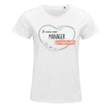 T-shirt Femme Manager Irremplaçable - Planetee